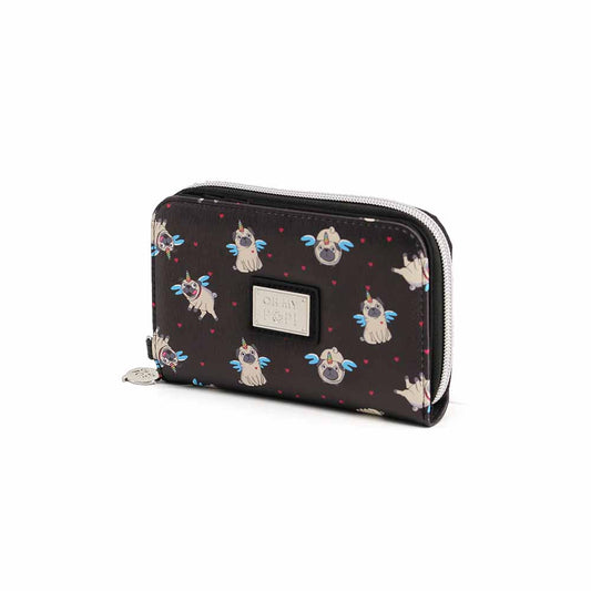 Oh My Pop Pug-Purse Wallet, Black