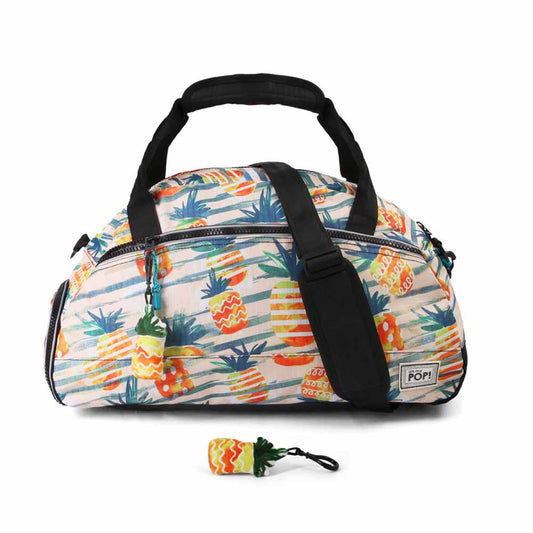 Oh My Pop Ananas-Bolsa de Deporte Uptown, Amarillo