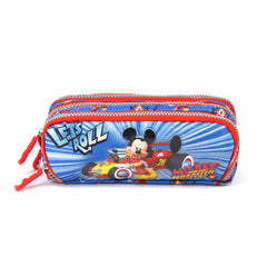 Disney Mickey Mouse Racers-Estuche Portatodo Note, Azul
