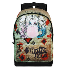 DC Comics Harley Quinn Mad Love-FAN HS Backpack 2.2, Beige