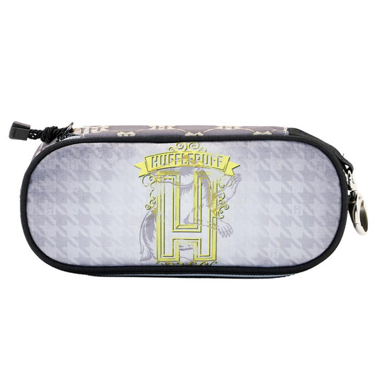Harry Potter Emblem Hufflepuff-Pencil Case Pencil Case, Gray