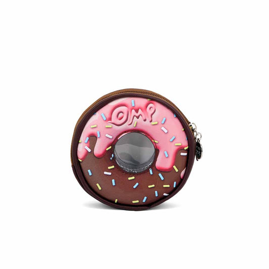 Oh My Pop Choconut-Round Purse, Brown