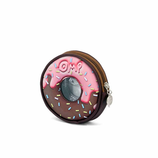 Oh My Pop Choconut-Round Purse, Brown