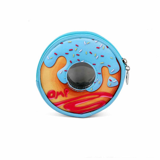 Oh My Pop Bluenut-Round Purse, Blue