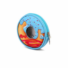 Oh My Pop Bluenut-Round Purse, Blue