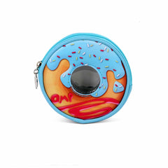 Oh My Pop Bluenut-Round Purse, Blue
