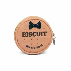 Oh My Pop Biscuit-Monedero Redondo, Beige