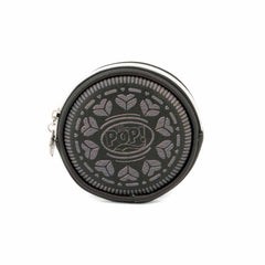 Oh My Pop Black Cookie-Monedero Redondo, Marrón