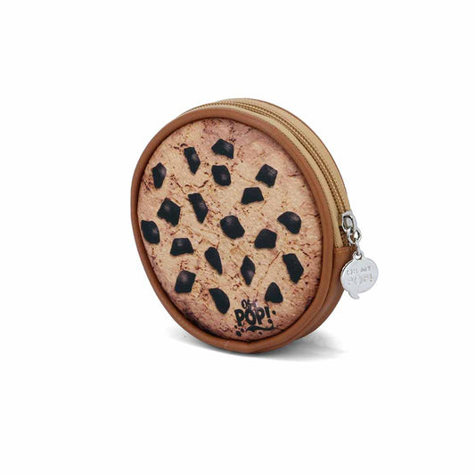 Oh My Pop Cookies-Round Purse, Brown