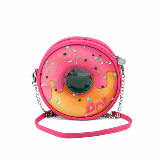 Oh My Pop Pinknut-Round Shoulder Bag, Pink
