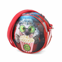 Karactermania Krazymals Hedgehog-Bolso Bandolera Redondo, Multicolor