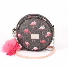 Oh My Pop Flaminpop-Round Shoulder Bag, Multicolor
