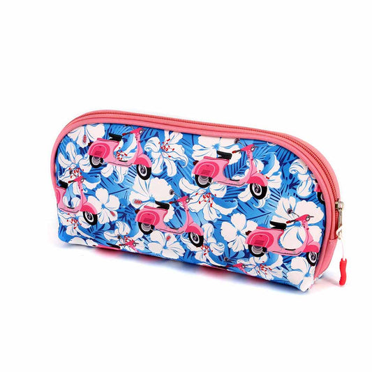 Oh My Pop! Pink Scooter-Trousse de Toilette Jelly Petit, Bleu