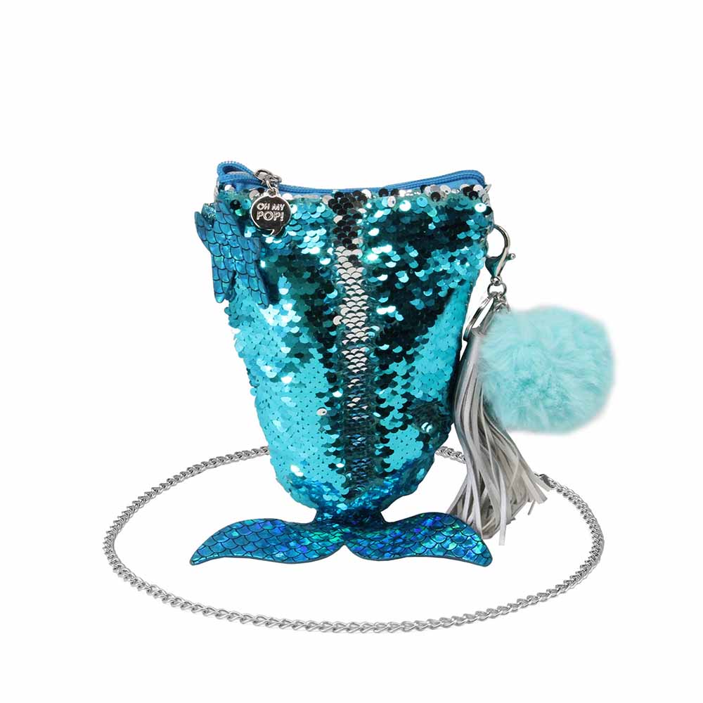 Oh My Pop Wow-Siren-Action Shoulder Bag, Blue