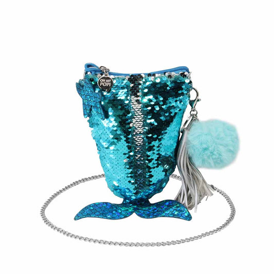 Oh My Pop Wow-Siren-Action Shoulder Bag, Blue