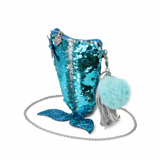 Oh My Pop Wow-Siren-Action Shoulder Bag, Blue