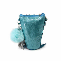 Oh My Pop Wow-Siren-Action Shoulder Bag, Blue