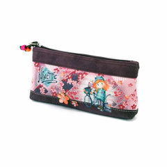 Forever Ninette Bicycle-Set de Dos Neceseres, Burdeos