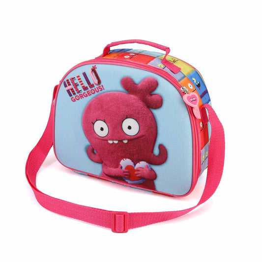 Ugly Dolls Heart-3D Lunch Bag, Multicolor