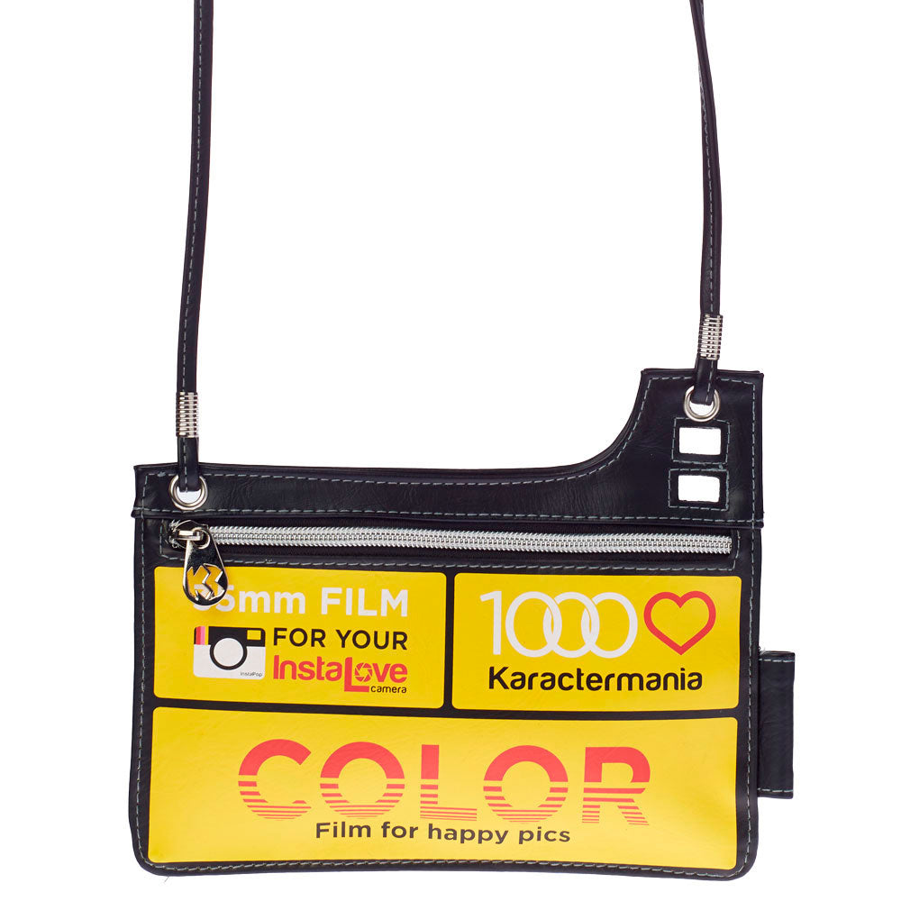 Oh My Pop! Film-Borsa a Tracolla Action Mini Orizzontale, Giallo