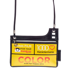 Oh My Pop! Film-Borsa a Tracolla Action Mini Orizzontale, Giallo