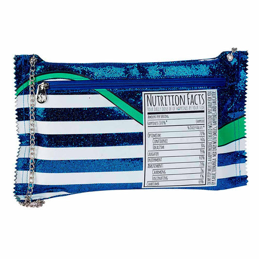 Oh My Pop! Mint-Borsa a Tracolla Bubblegum, Blu Scuro