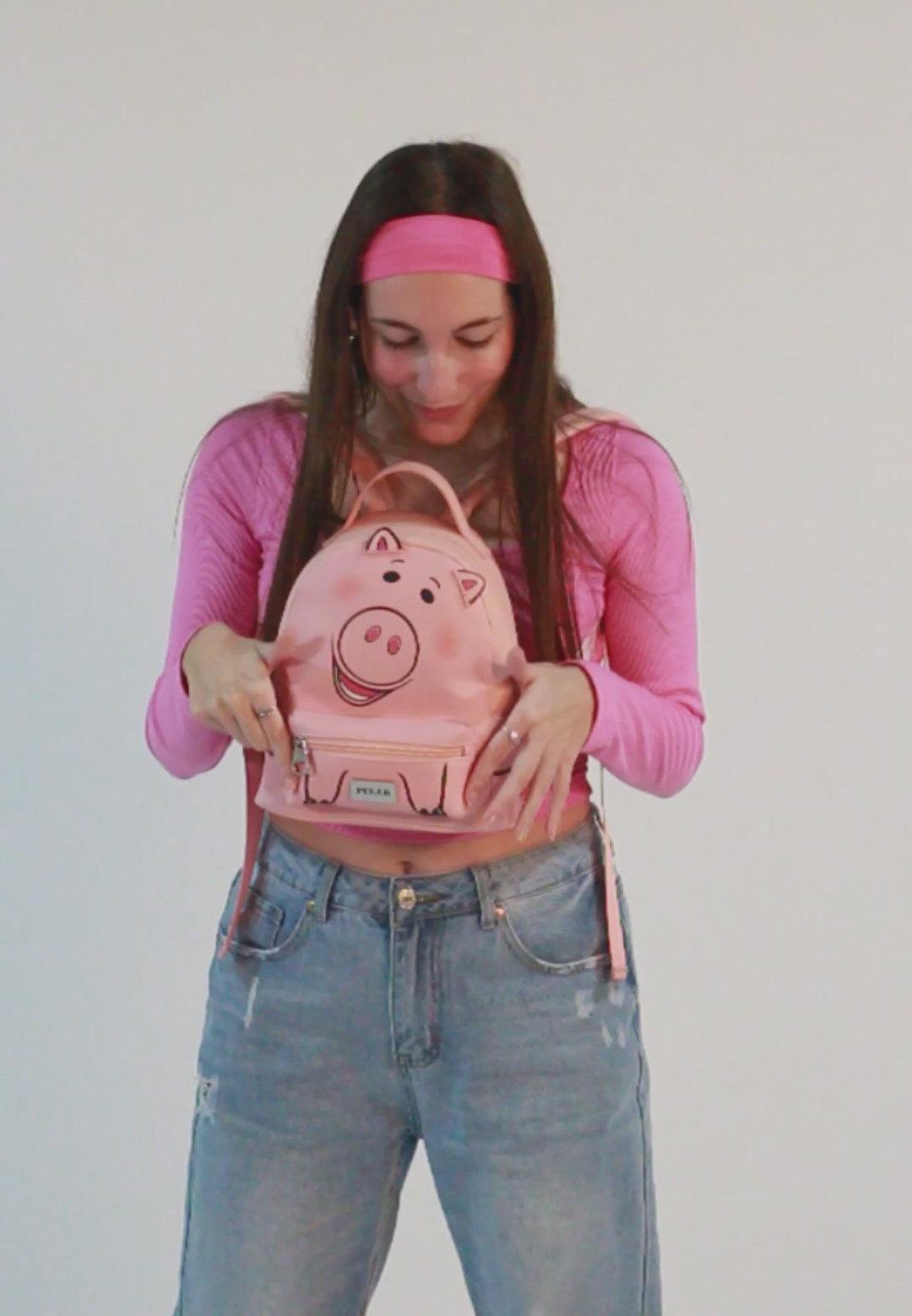 Disney Toy Story Hamm-Plecak Heady Pq Premium, różowy