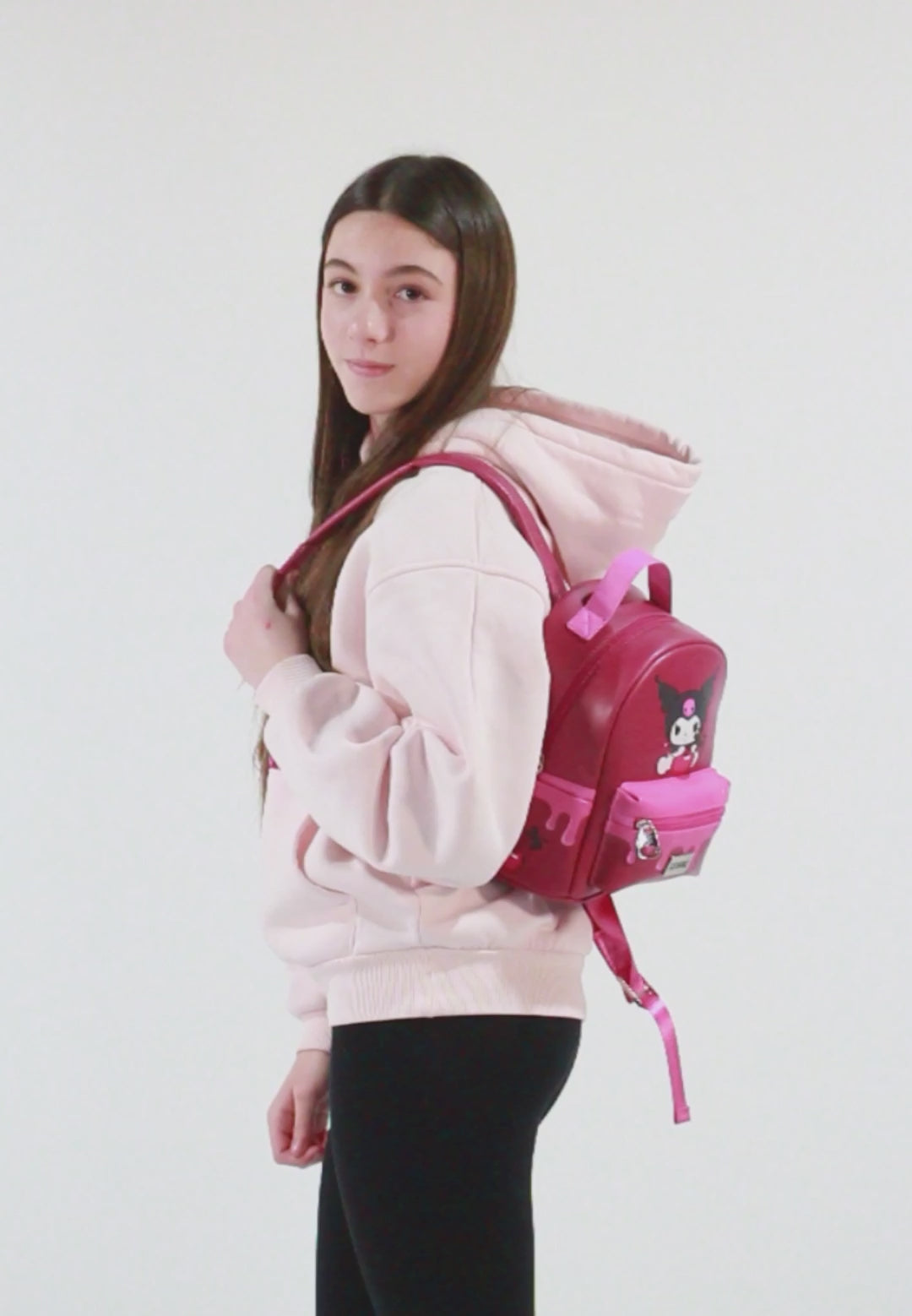 Hello Kitty Kuromi Cherry Kleine Heady-Rucksack, Rosa