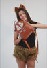Disney Chip e Chop Face-Mochila Heady, Castanho