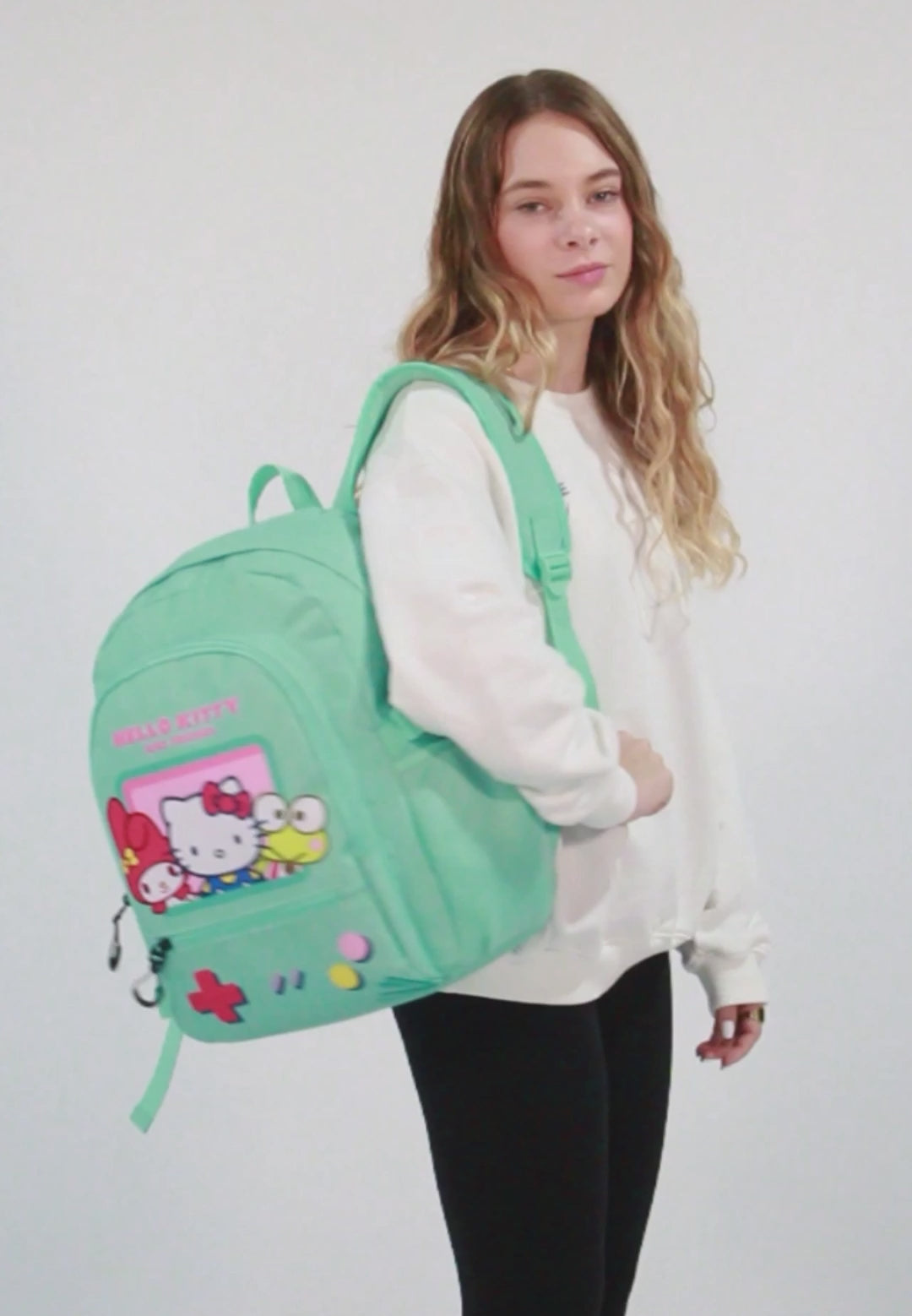 Hello Kitty Videospiel-Rucksack Fight 3.0, Türkis