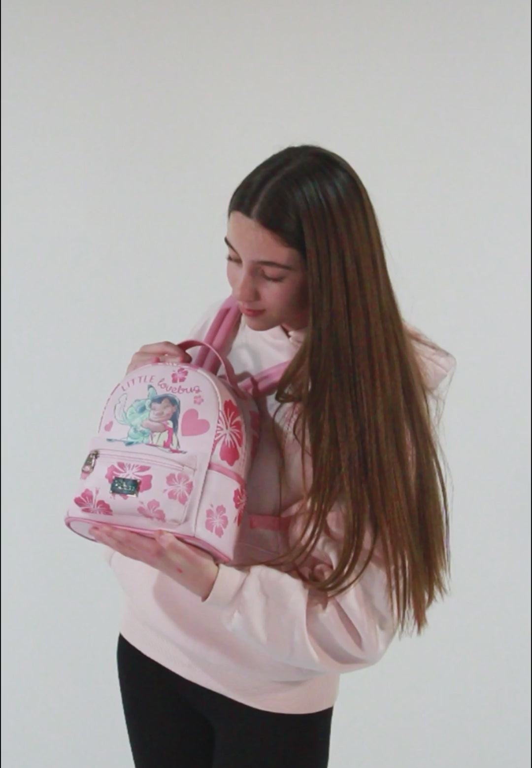 Disney Lilo und Stitch Lovebug Kleine Heady-Rucksack, Rosa
