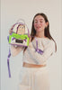 Disney Toy Story Buzz-Zainetto Heady Piccolo Premium, Bianco