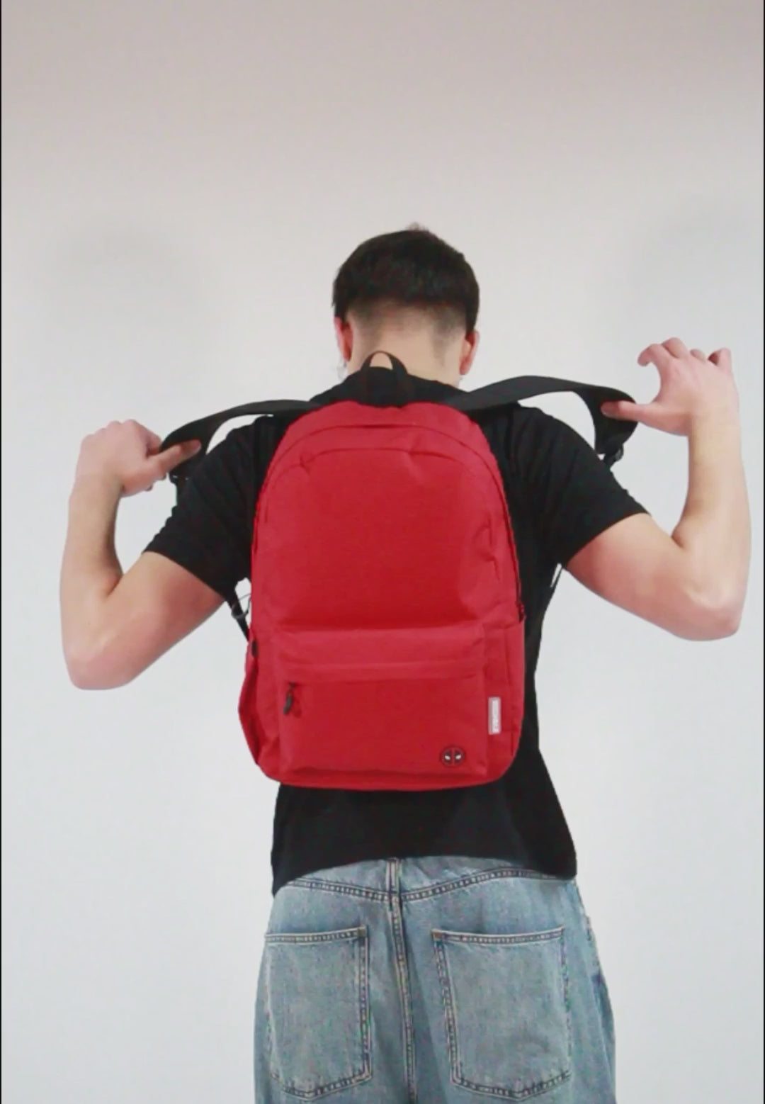 Marvel Deadpool DE-Rucksack Block, Rot