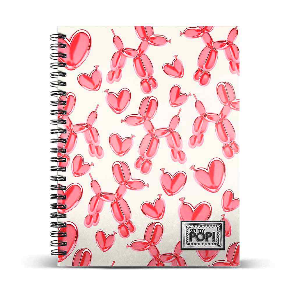 A4 Notebook Grid Paper Oh My Pop! Globoniche