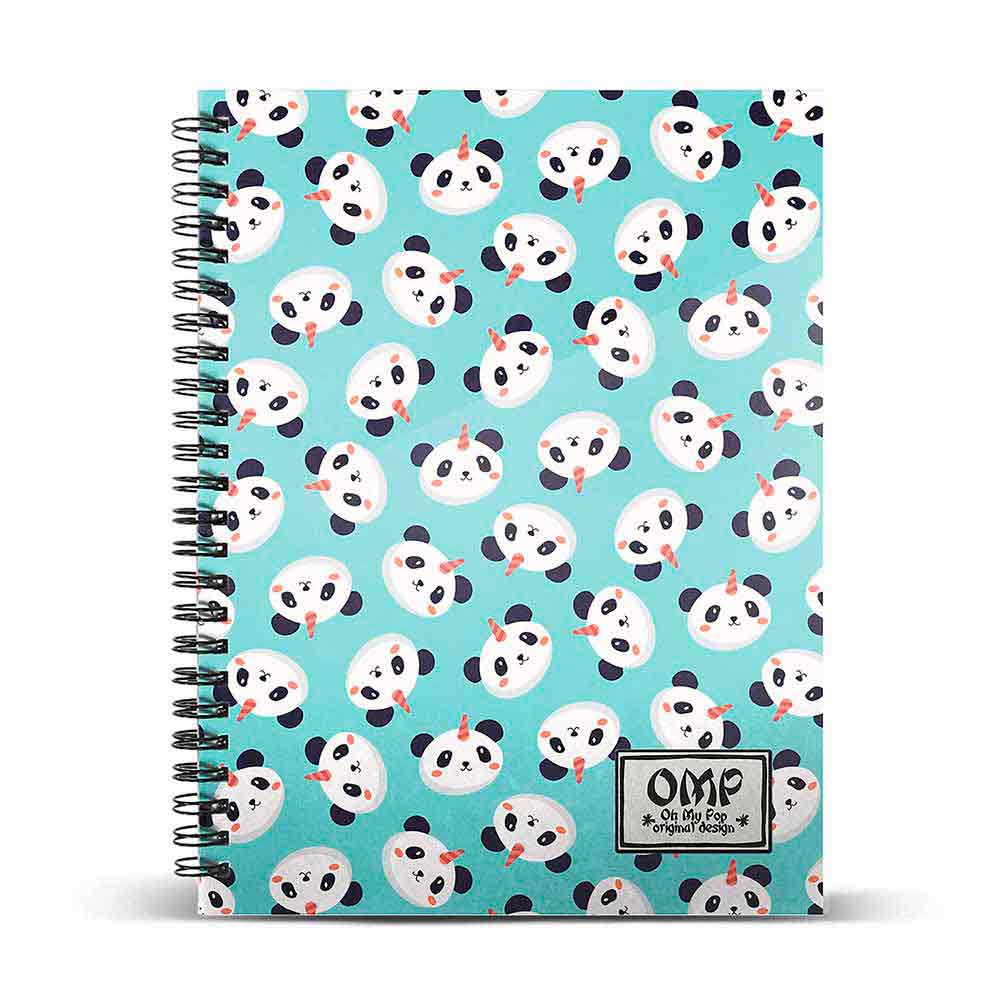 A4 Notebook Striped Paper Oh My Pop! Pandicornio