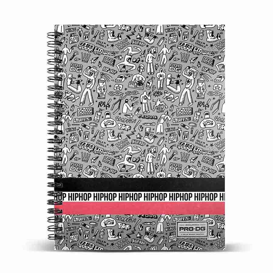 A5 Notebook Grid Paper PRODG Hip Hop