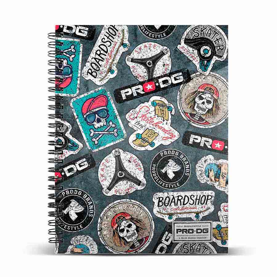 Quaderno A4 Carta a Griglia PRODG Stickers