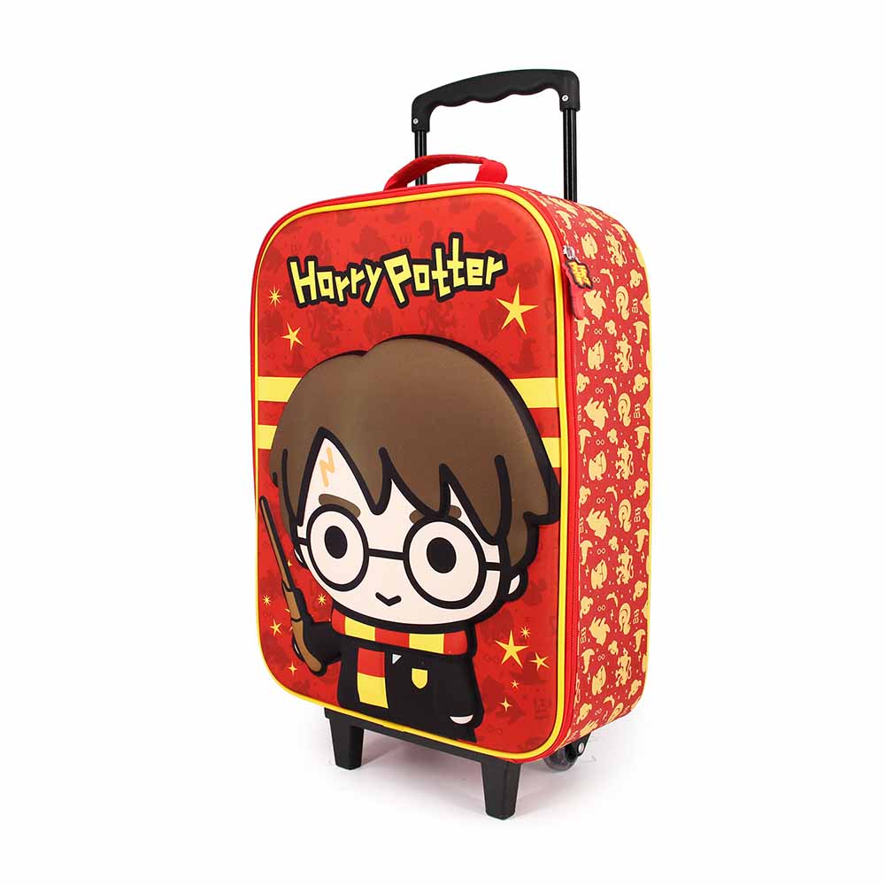 Soft 3D Trolley Suitcase Harry Potter Wand