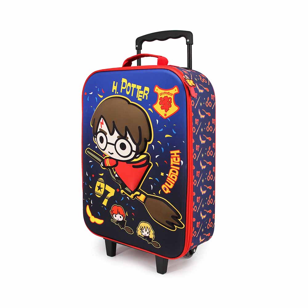 Soft 3D Trolley Suitcase Harry Potter Quidditch