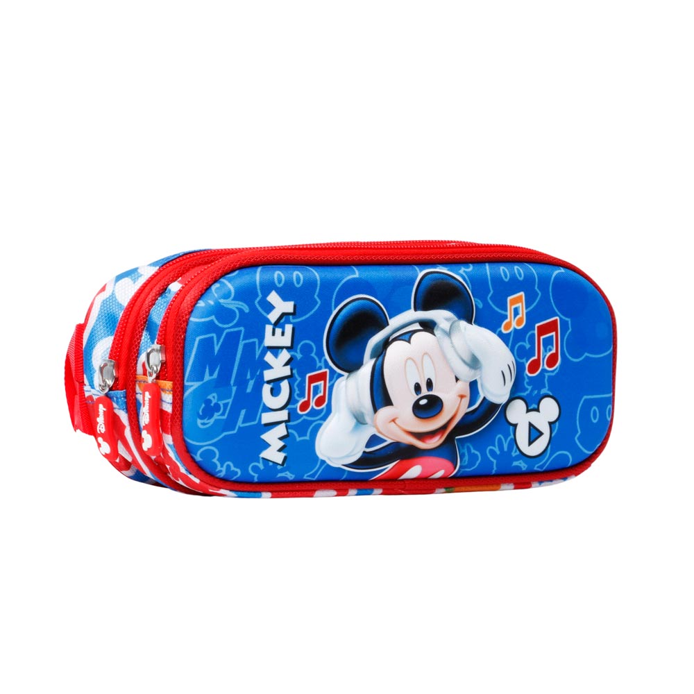 3D Double Pencil Case Mickey Mouse Music