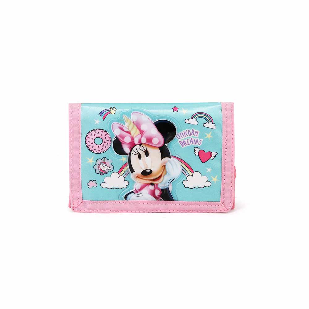 Velcro Wallet Minnie Mouse Unicorn