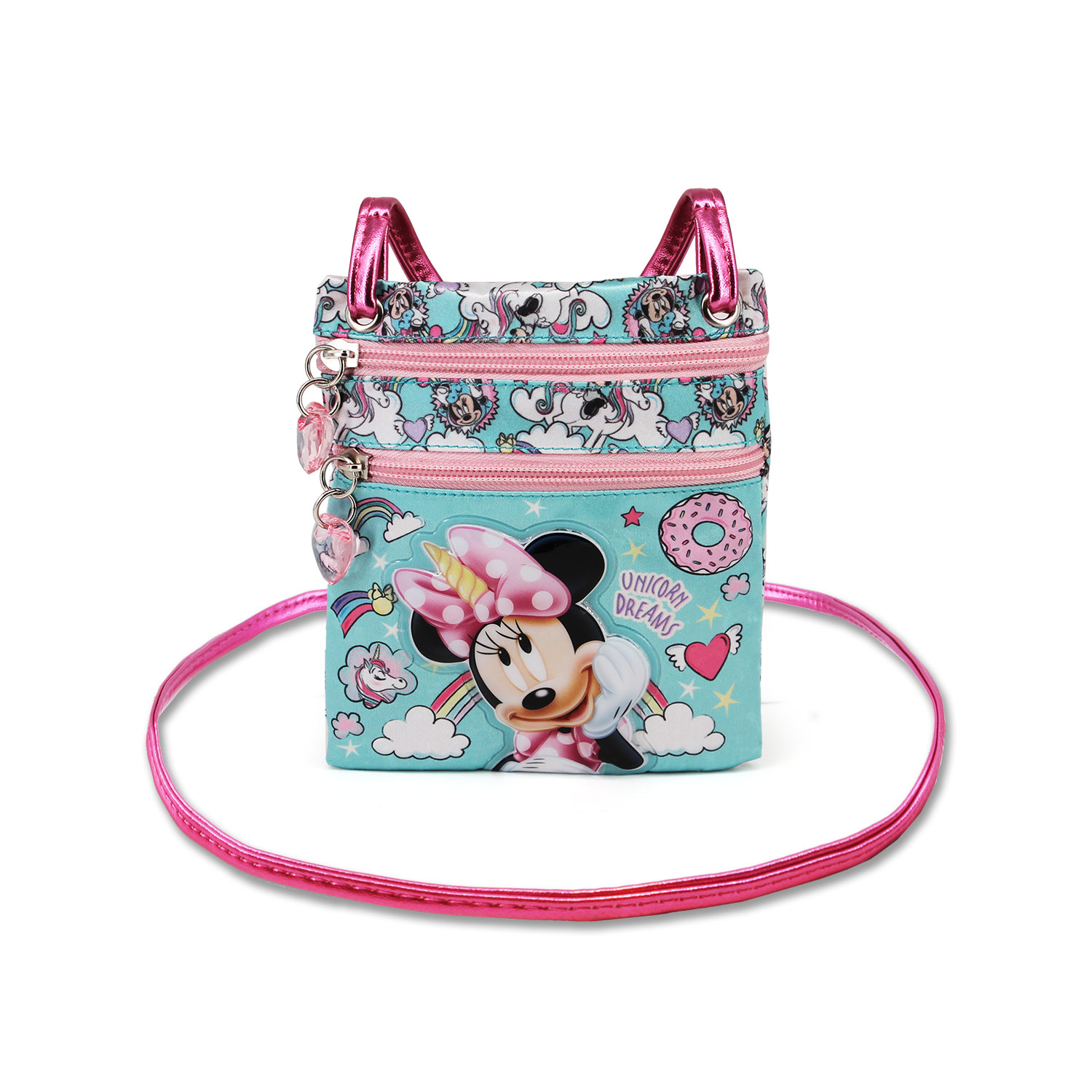 Action Vertical Shoulder Bag Minnie Mouse Unicorn