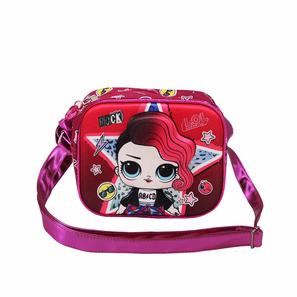 3D Square Shoulder Bag LOL Surprise Rock