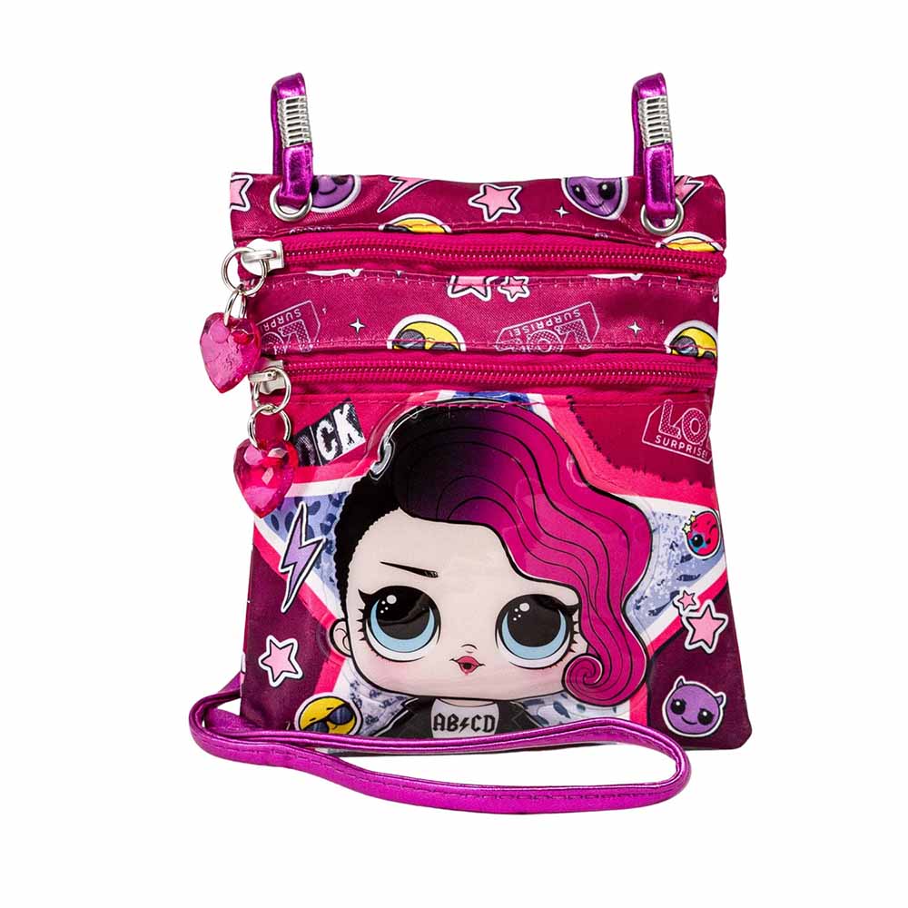 Action Vertical Shoulder Bag LOL Surprise Rock