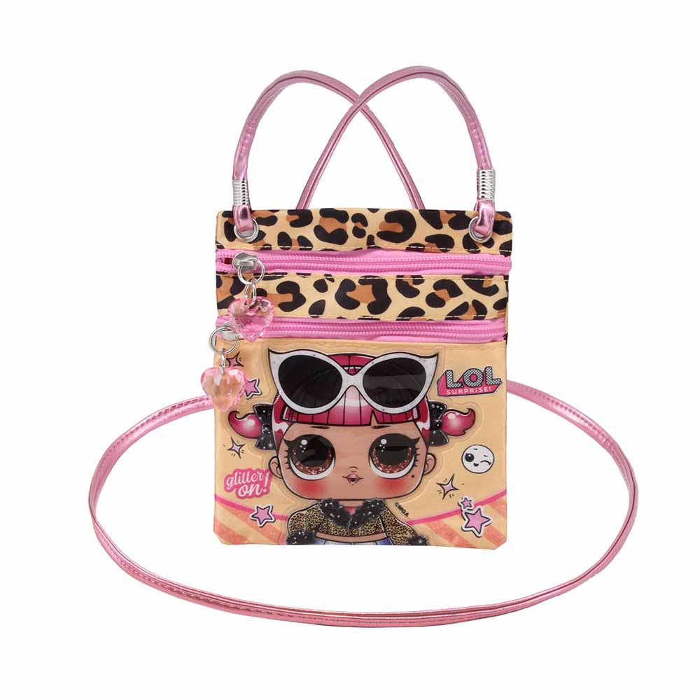 Action Vertical Shoulder Bag LOL Surprise Glitter