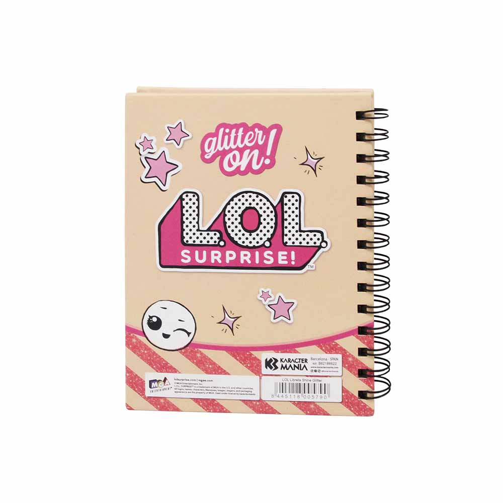 Shine Notebook LOL Surprise Glitter
