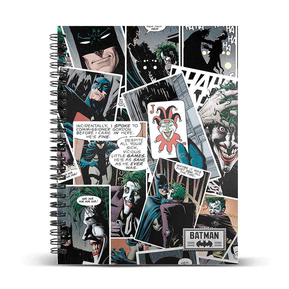 A4 Notebook Grid Paper Joker Comic