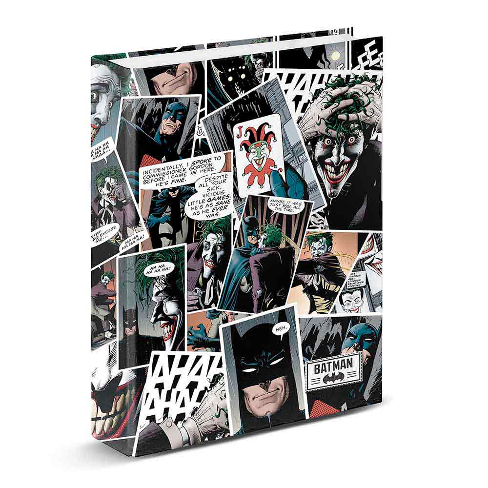 Carpeta 4 Anillas Joker Comic