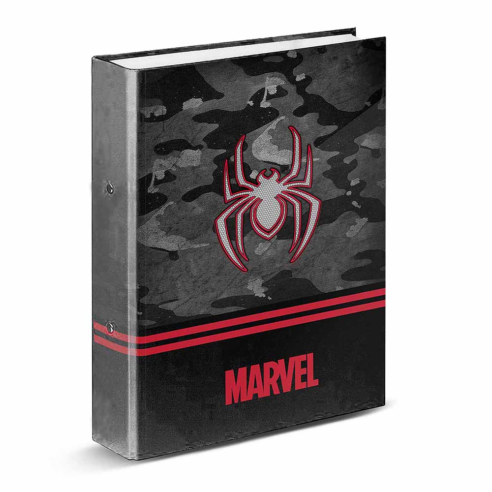 Carpeta 4 Anillas Spiderman Dark
