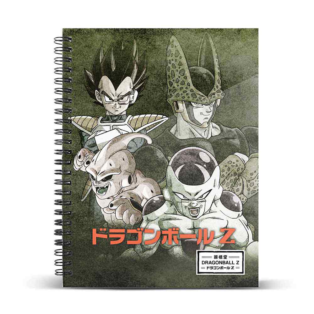 A4 Notebook Grid Paper Dragon Ball Evil